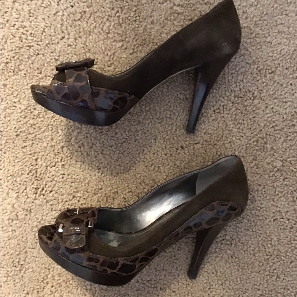 2 Pair Brown Pumps